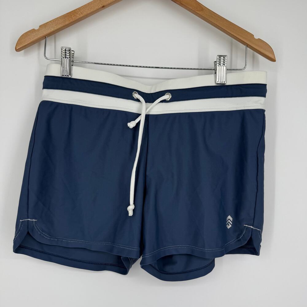 Free Country Lined Swim Shorts Bathing Suit Bottom SZ M